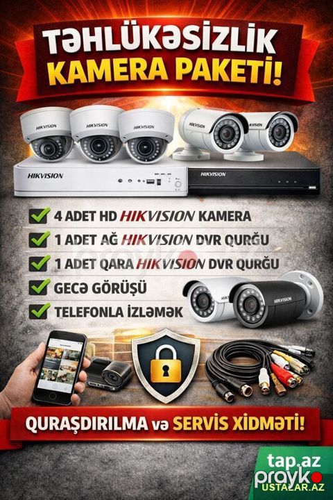 Kamera ustası Kamera quraşdırılması — Bakı
