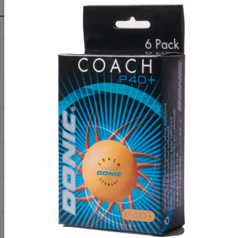 Top dəsti tennis üçün Donic 6 əd, sarı - WS0876 — Bakı