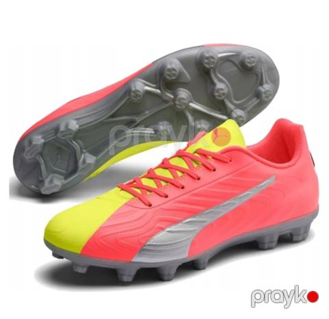 Futbol butsları Puma One 20.4 HG Lanki 105967 01, sarı/narıncı, ölçü 42 — Bakı