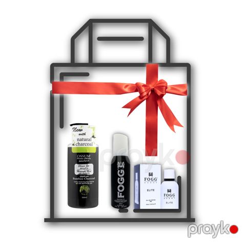 Bədən üçün komsetika dəsti Marco (Duş geli Ossum Bamboo Charcoal, 500 ml + Bədən spreyi Fogg Marco, 120 ml + Ətir Fogg Elite, 100 ml) — Bakı