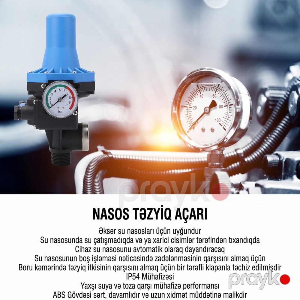 Hidrofor Marquis EC-3, 220-240V — Mallar, Bakı (3)