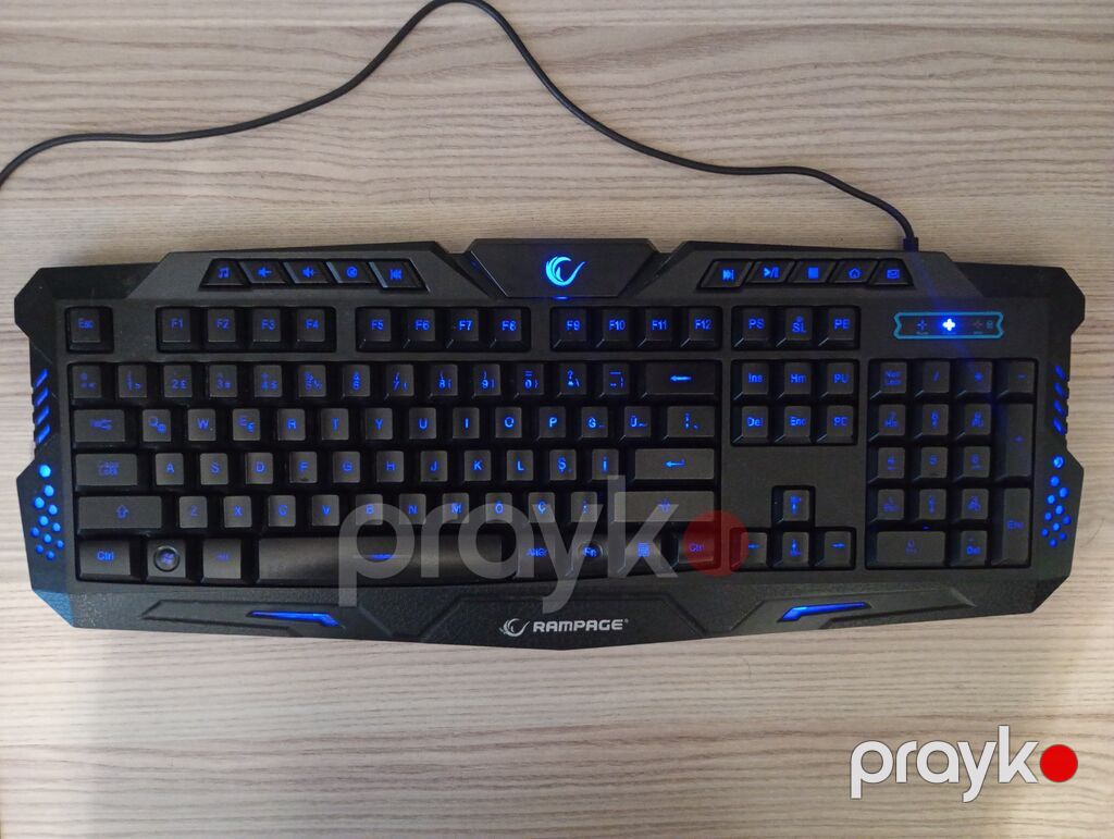 Rampage qaming klaviaturası - Tam ölçülü (numpadlı) USB klaviatura — Klaviaturalar və siçanlar, Bakı (2)