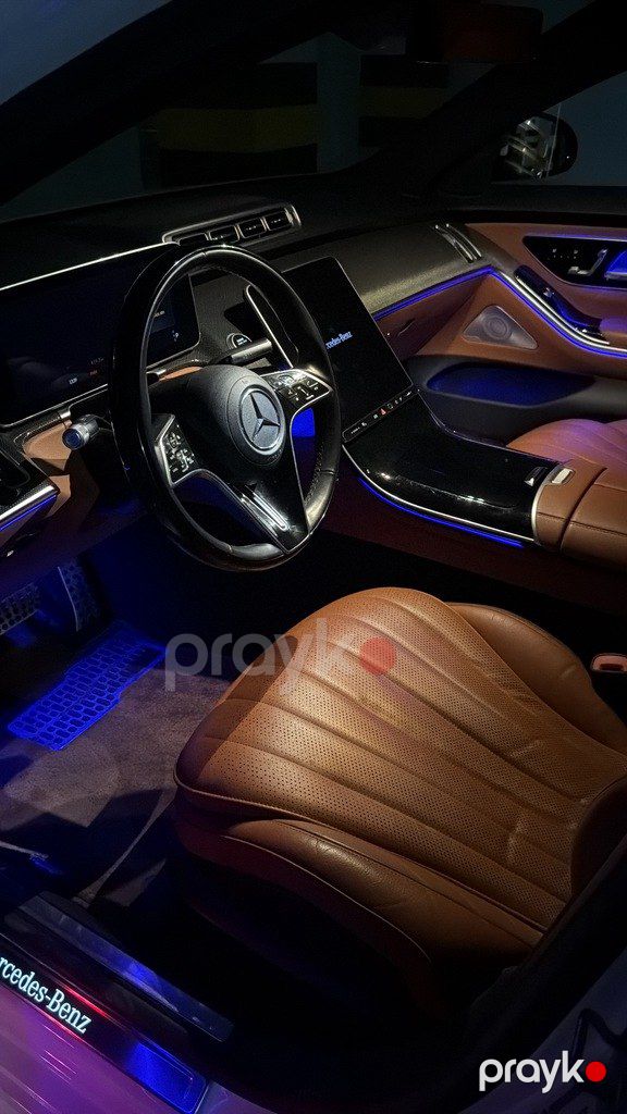 Mercedes S 500 4MATIC, 3.0 L, 2021 il, 86 000 km — Avtomobillər, Bakı (4)