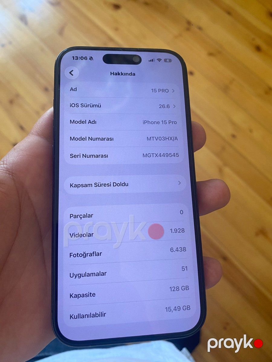 Apple iPhone 15 Pro Blue Titanium 128GB/8GB — Smartfonlar, Sumqayıt (4)