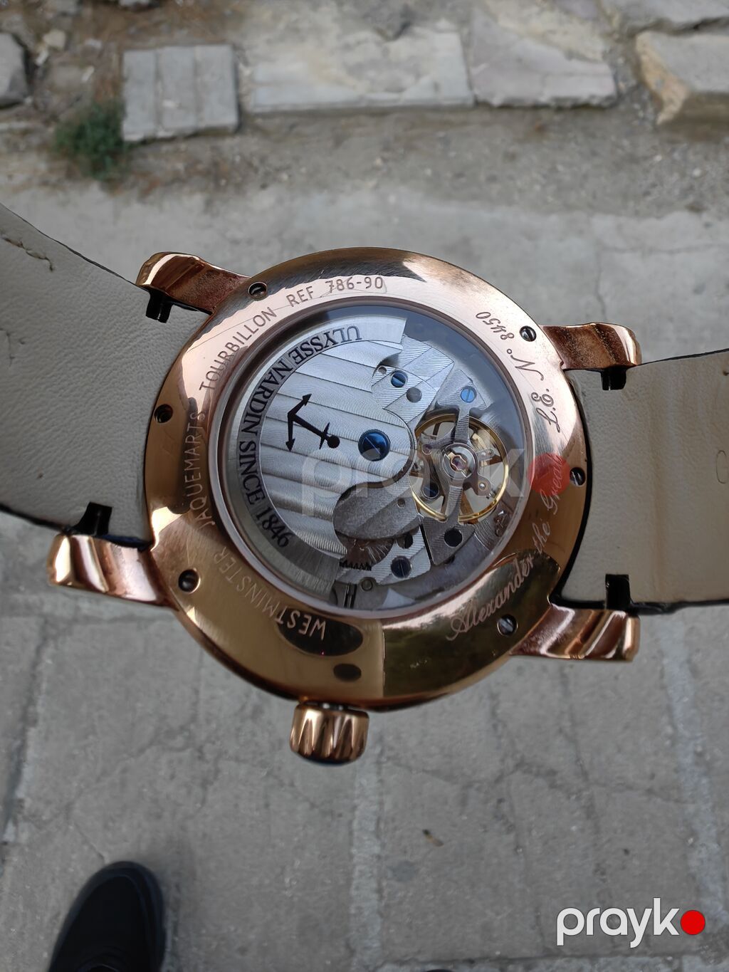 Ulysse Nardin - Çingiz Xan əsəri. İdeal vəziyyətdədir. Cızıq — Qol saatları, Sumqayıt (6)