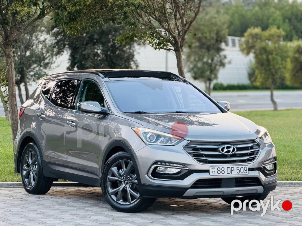 Hyundai Santa Fe, 2.0 L, 2018 il, 126 100 km — Avtomobillər, Bakı (4)