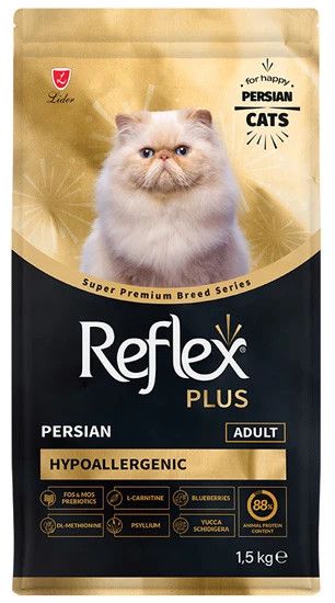 Quru yem Reflex Plus Persian Hypoallergenic Adult Pers cinsli pişiklər üçün 1.5 kq — Bakı