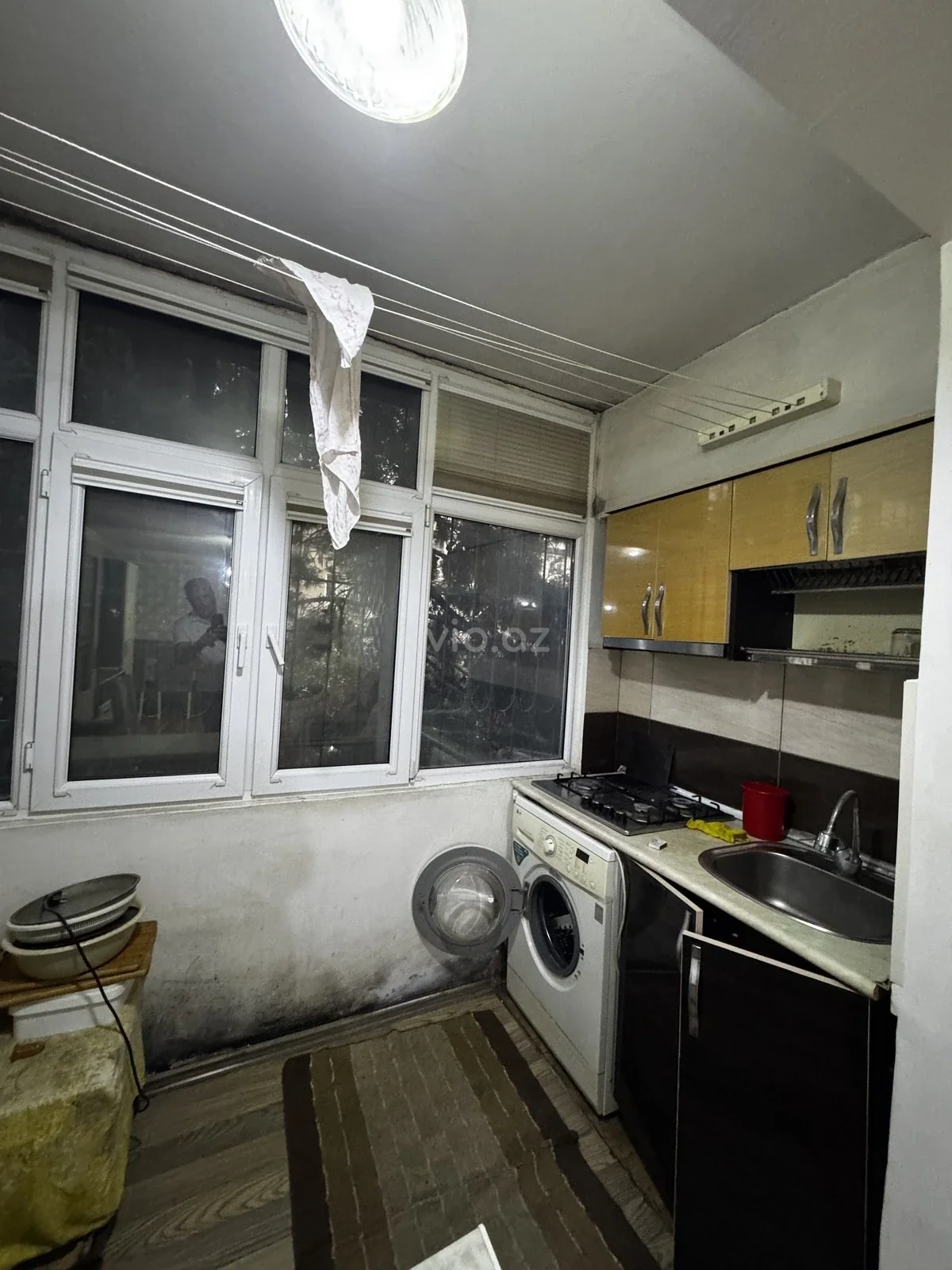 Kirayə 2 otaqlı mənzil İnşaatçılar metrosu yaxınlığında — Mənzil, Bakı (7)