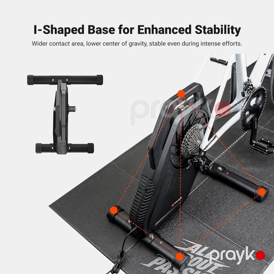 Ağıllı velotrenajor CoosPo T1 Smart Trainer elektromaqnitli ev üçün 120 kq — Mallar, Bakı (2)