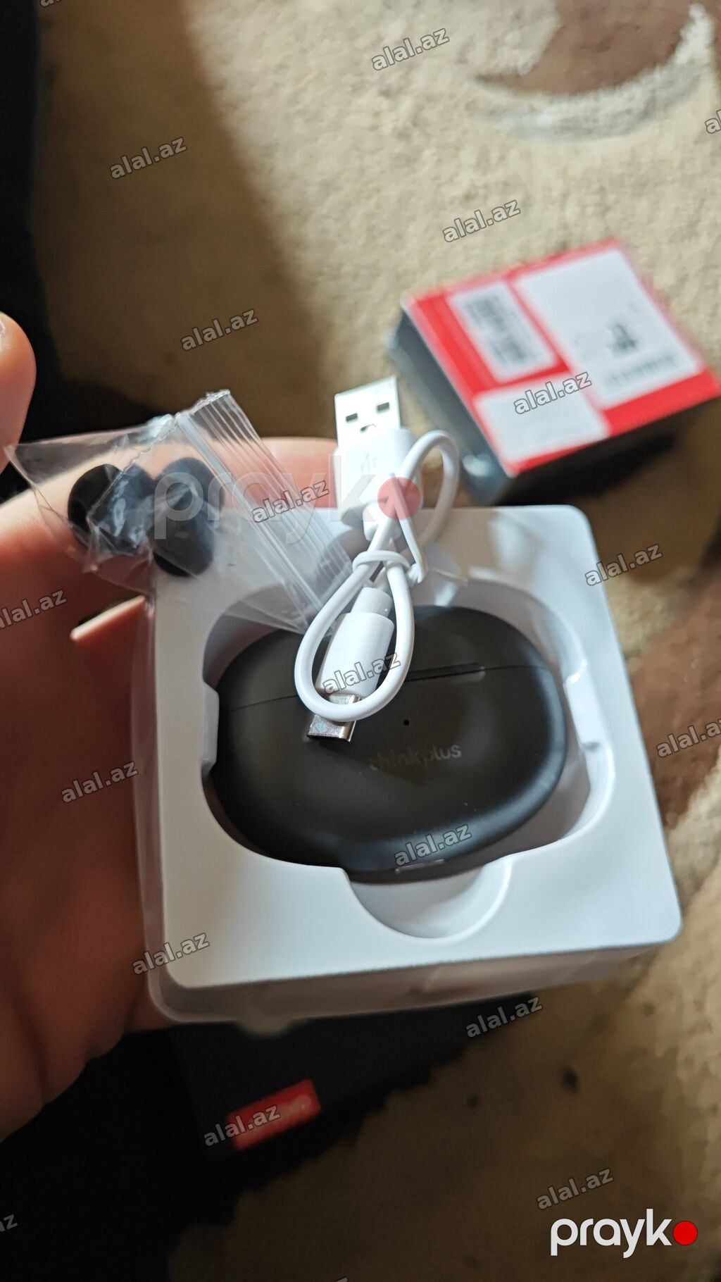 Yeni Simsiz (Bluetooth) Qulaqcıqlar, Lenovo, rəng - Qara — Elektronika, Bakı (2)