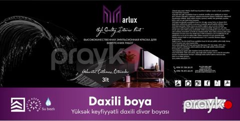 Daxili divar boyasi satışı — Bakı
