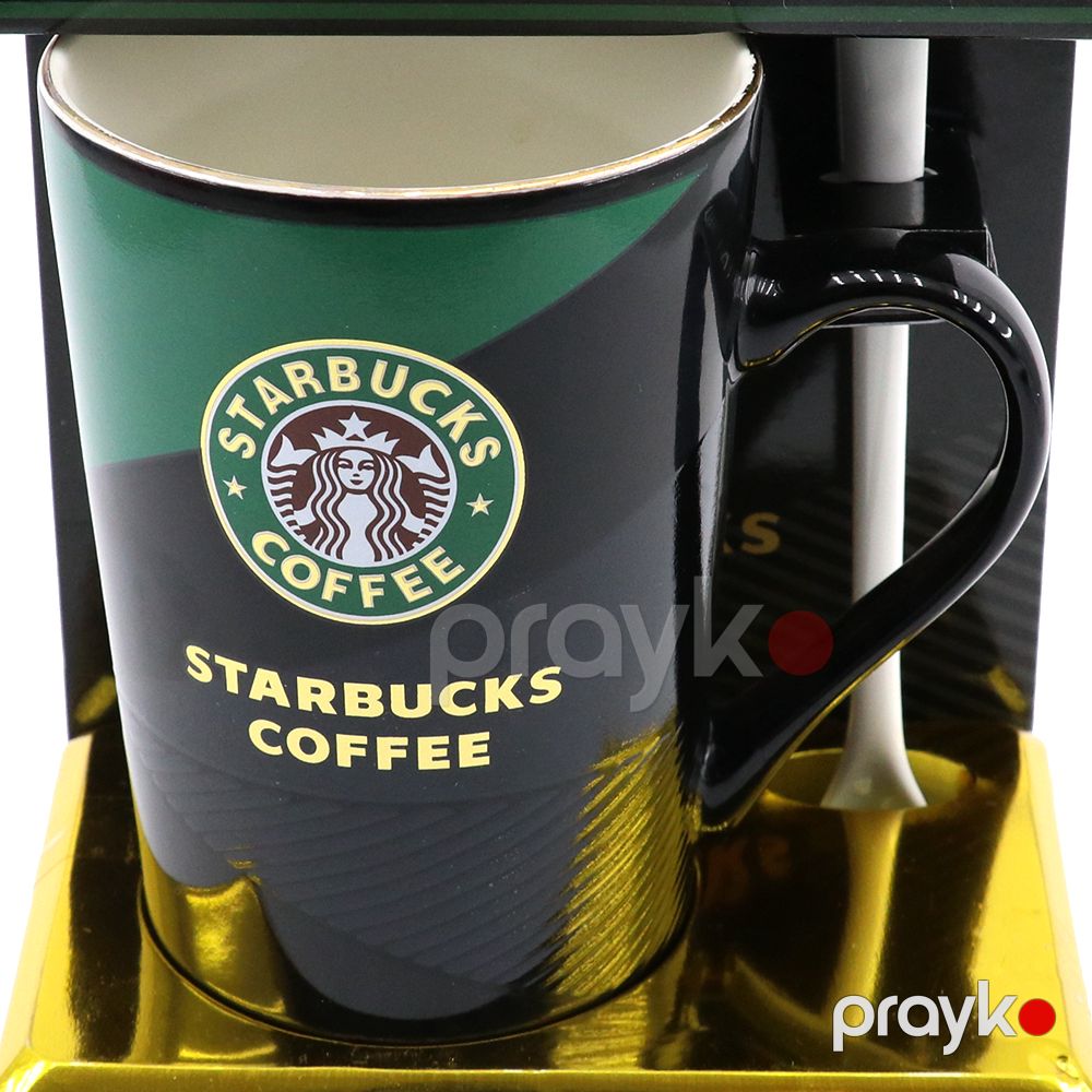 Starbucks Klassik Keramika Fincan Dəsti – Qaşıqla Birlikdə — Ev malları, Bakı (5)