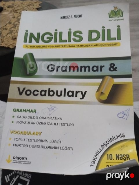 Məhsul: “İngilis Dili – Grammar & Vocabulary” tədris vəsaiti — Mehdiabad
