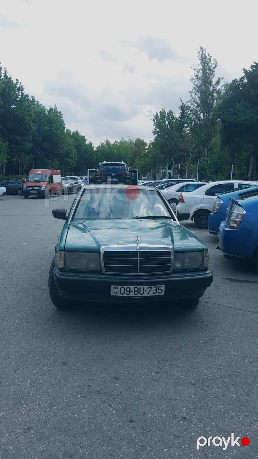 Mercedes-Benz 190 (W201): 2 l 1990 il Sedan 09-BU-735 — Avtomobillər, Zaqatala (3)