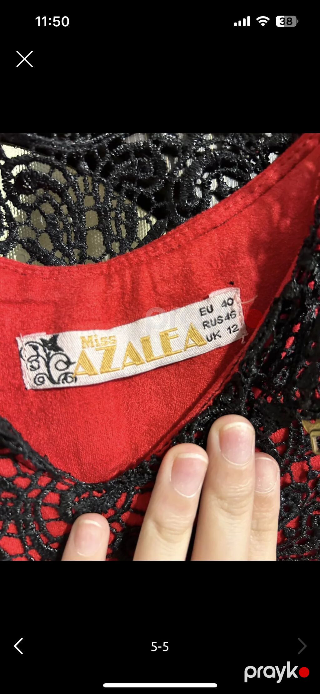 Nabuk elbisedi. Dantel işlemelerle. Bir defe geyinilib meclise. Teze — Axşam paltarları, Bakı (5)