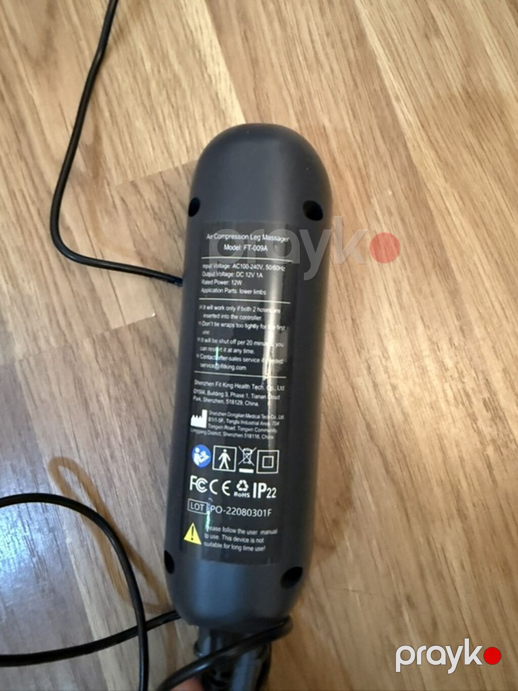 Amerikadan alınmış FIT Kıng FT-009A ayaq və baldır masaj aparatı — Masaj aparatları, Bakı (4)