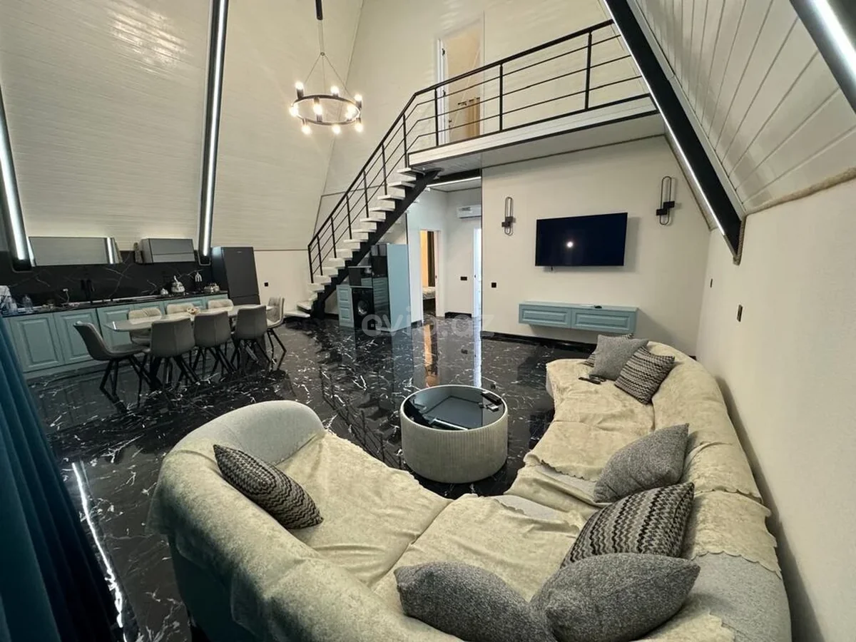 Kirayə 3 otaqlı A-frame Mərdəkan qəsəbəsində — Ev, villa, Bakı (11)