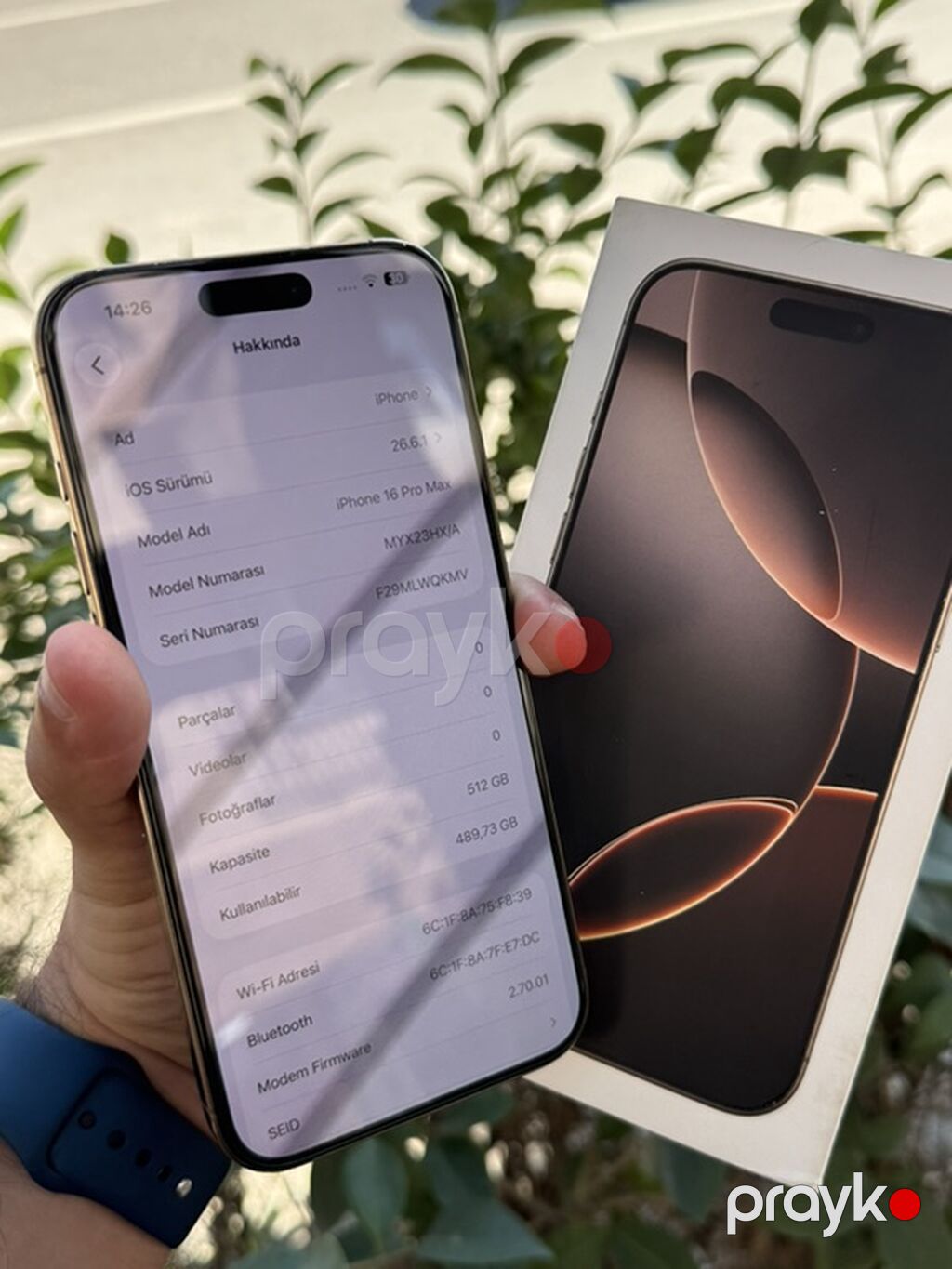 IPhone 16 Pro Max, 512 GB, Qızılı, Face ID — Apple iPhone, Bakı (2)