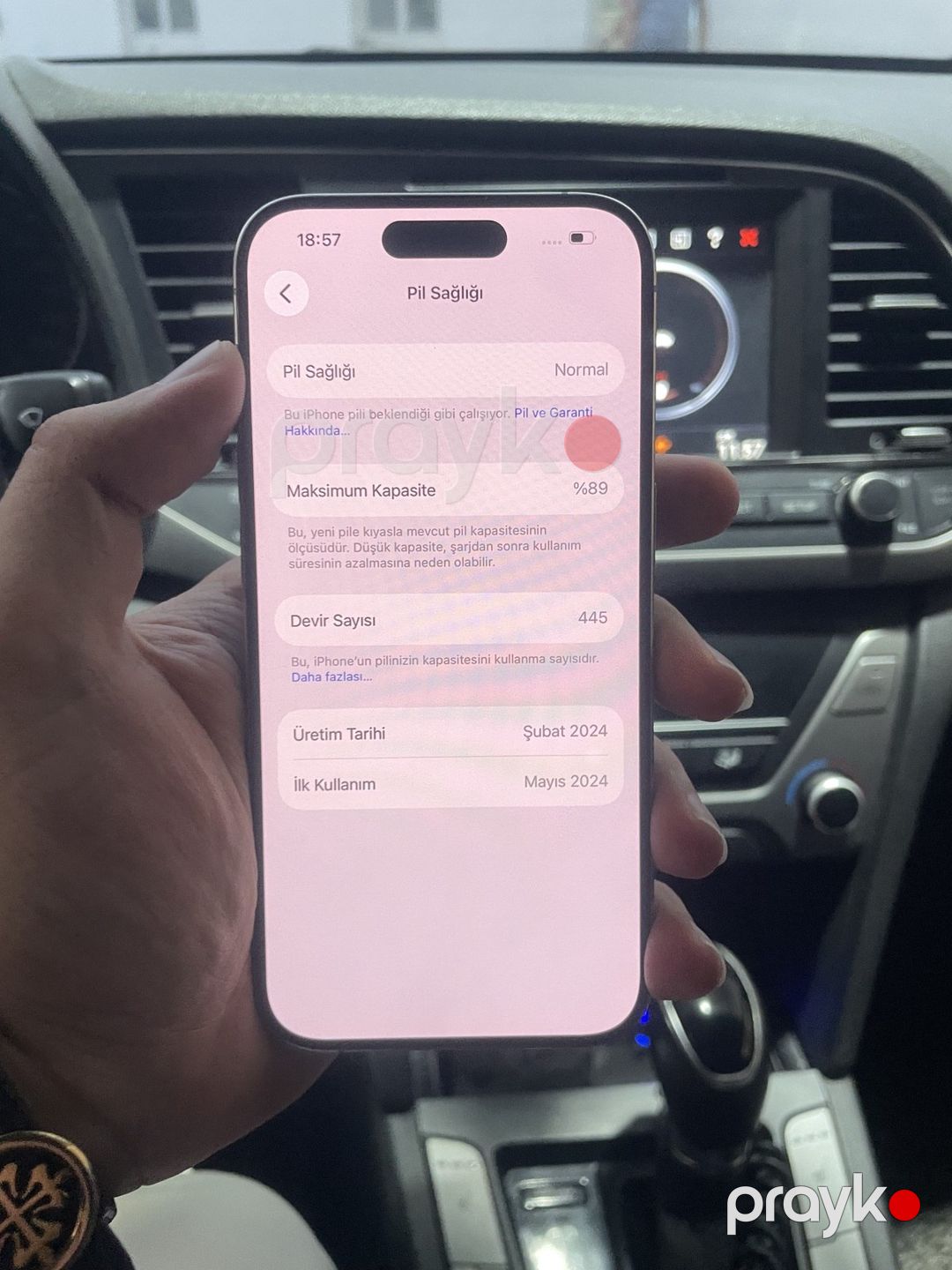 Apple iPhone 15 Pro Natural Titanium 128GB/8GB — Smartfonlar, Bakı (2)