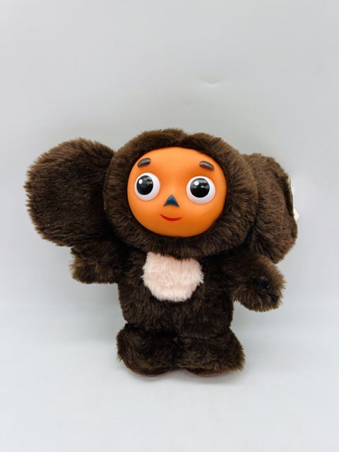 Yumşaq oyuncaq Çeburaşka, peluş, qəhvəyi, 20 sm — Bakı