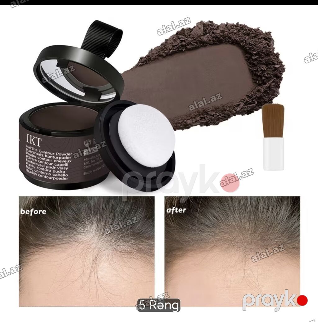 Lakerain Hairline Powder – saç xəttini və seyrək sahələri tez və təbii — Mebel, Bakı (2)
