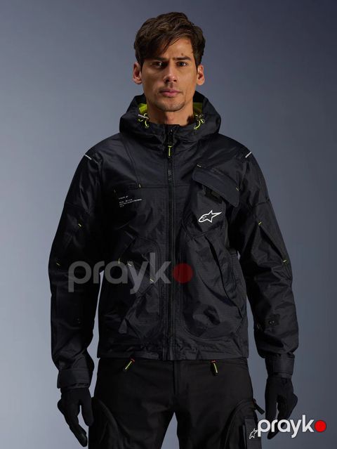 Motosikl üçün gödəkçə Alpinestars Mogress Air 1484, poliuretan/neylon, qara-yaşıl, ölçü L — Bakı