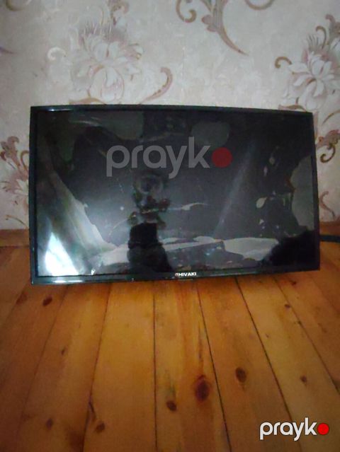 Shivaki LED televizor + divar asqısı və kabel dəsti (Ekran sınıqdır — Saray