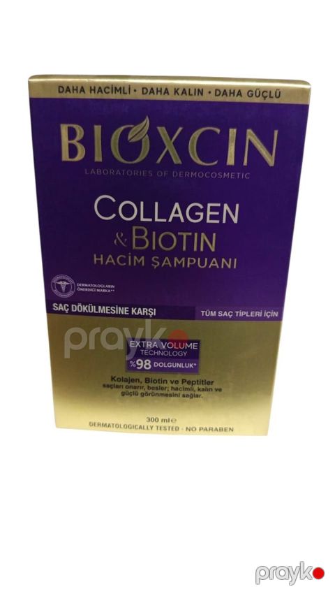 Şampun Bioxcin Collagen & Biotin Volume 300 ml — Bakı