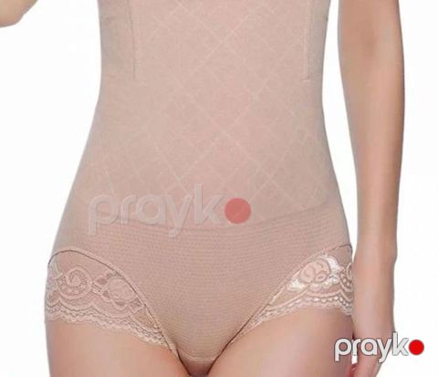 Qadınlar üçün korset 18-518, bej, pambıq/neylon, ölçü Xl/xxl — Bakı