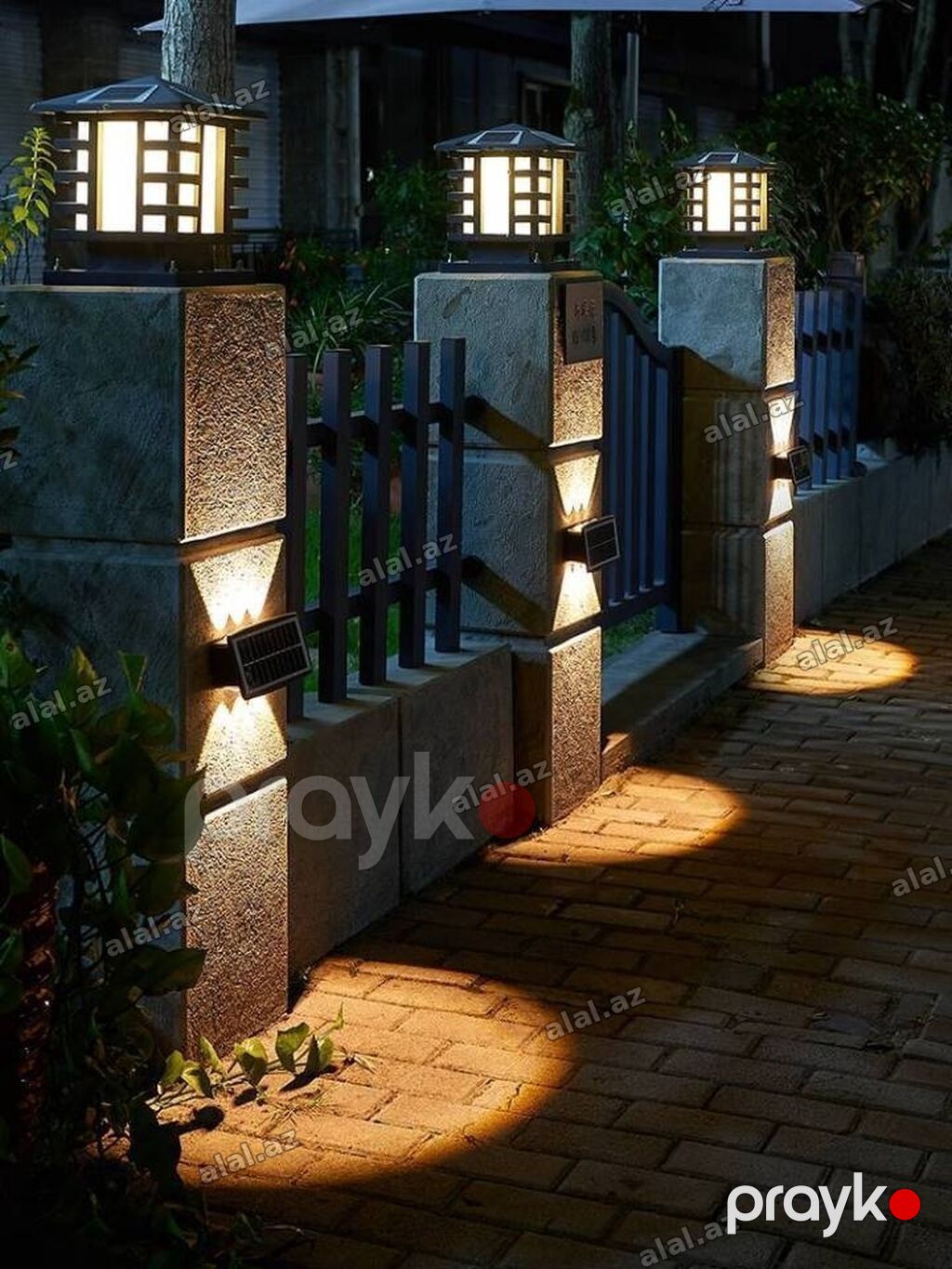 Gunes paneli lampalar Bu suya davamlı, paslanmayan və oksidləşməyə — Mallar, Bakı (2)