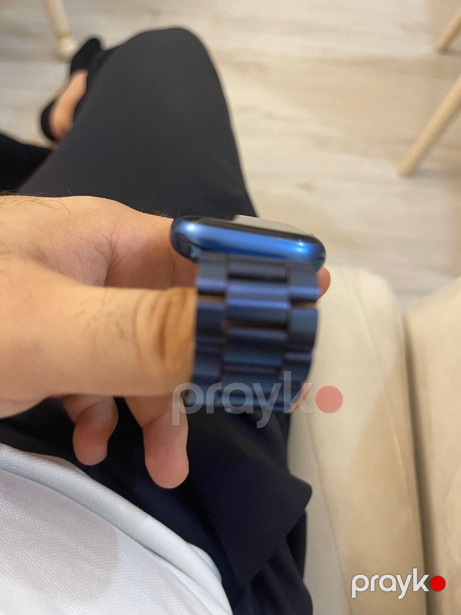 Apple Watch Series 7 Aluminum Blue 45mm — Ağıllı saatlar və biləkliklər, Bakı (2)