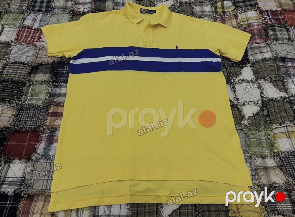 Polo köynək, Ralph Lauren, M, rəng - Sarı — Mebel, Bakı (2)