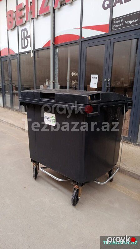 Zibil qabi 1100 ltr pedalli — Ev malları, Bakı (3)