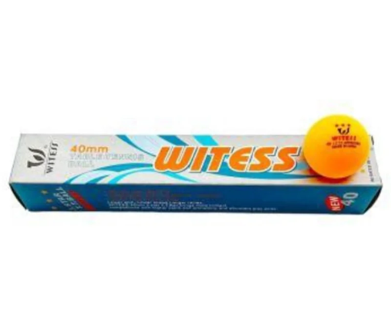 Ping-pong üçün top dəsti Witess, 6 əd, sarı, 40mm - WS0872 — Bakı