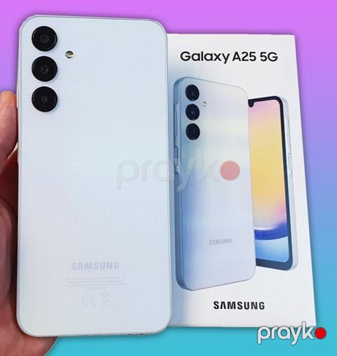 Samsung Galaxy A25, 256 GB, rəng - Ağ, Sənədlərlə — Mingəçevir
