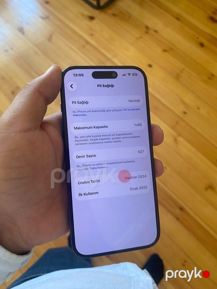 Apple iPhone 15 Pro Blue Titanium 128GB/8GB — Smartfonlar, Sumqayıt (5)