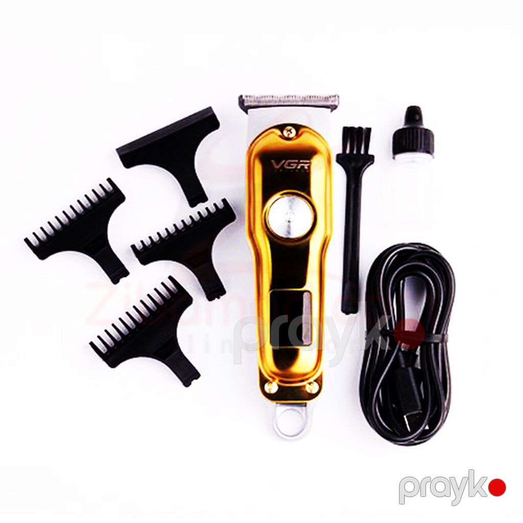 Trimmer VGR 290 600mAh / Cord/Cordles Led Displey Gold Bütün — Saç kəsmə maşınları, Bakı (5)