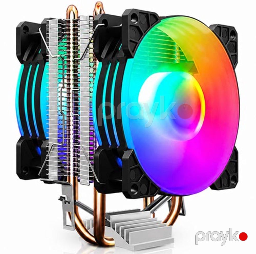 CPU Kuler "Coolmoon P22S Rainbow" — Kompüterlər və noutbuklar, Bakı (2)