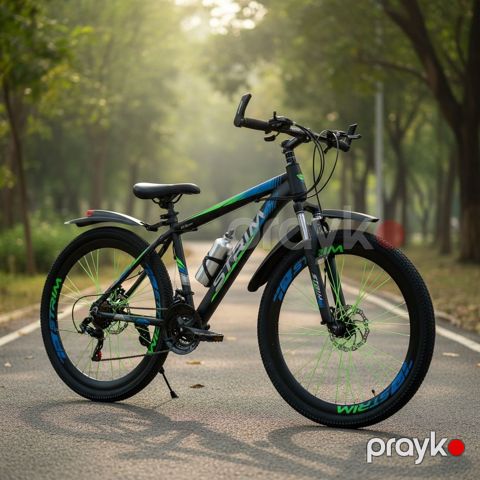 Dağ velosipedi Strim Pro TECH_29195YG, 29", göy/yaşıl — Bakı
