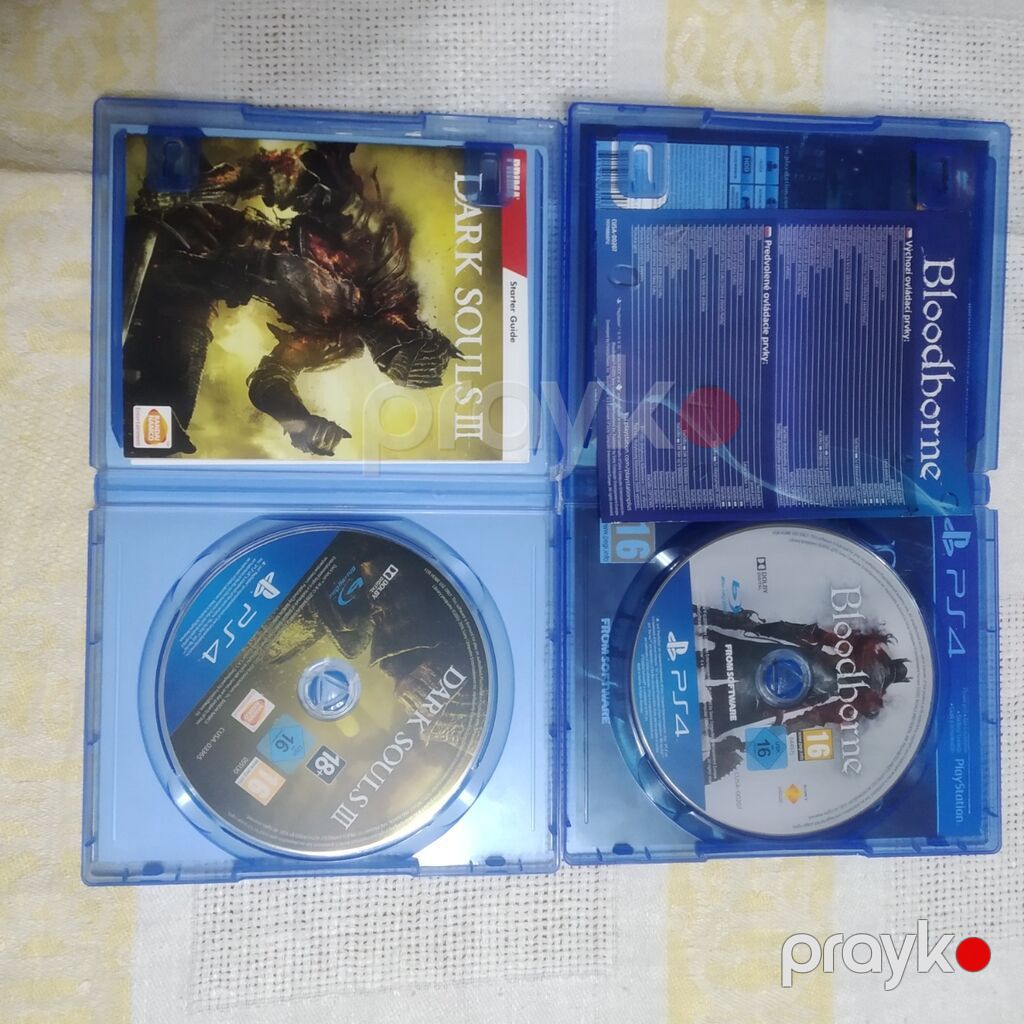 PS4 oyun diskləri – Bloodborne + Dark Souls III (fiziki Blu‑ray) Dark — Konsol oyunları, Bakı (2)
