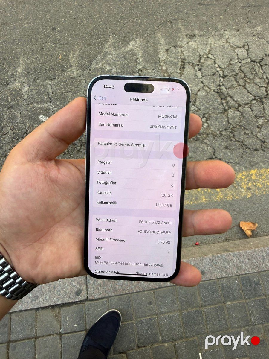 Apple iPhone 14 Pro Deep Purple 128GB/6GB — Smartfonlar, Bakı (3)