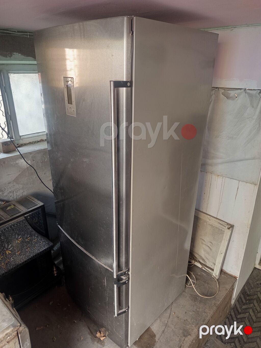 Siemens ikiqapılı soyuducu (alt kamerası dondurucu) - Paslanmayan — Soyuducular, Bakı (2)