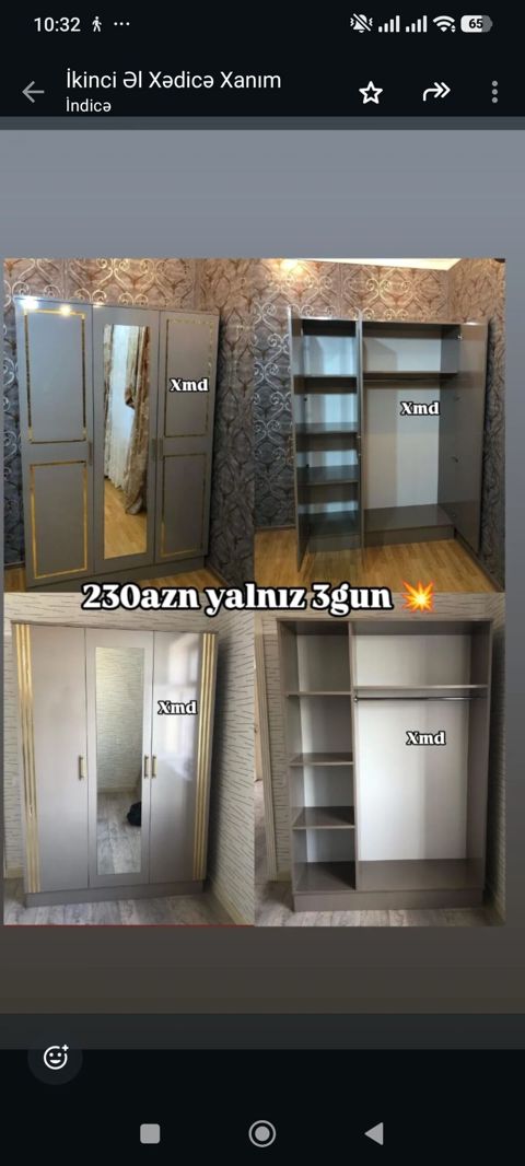 İstehsalin ozunden alin hem vaxtinza hem cibinize qənaət edin — Aişə Xanım — Şkaflar