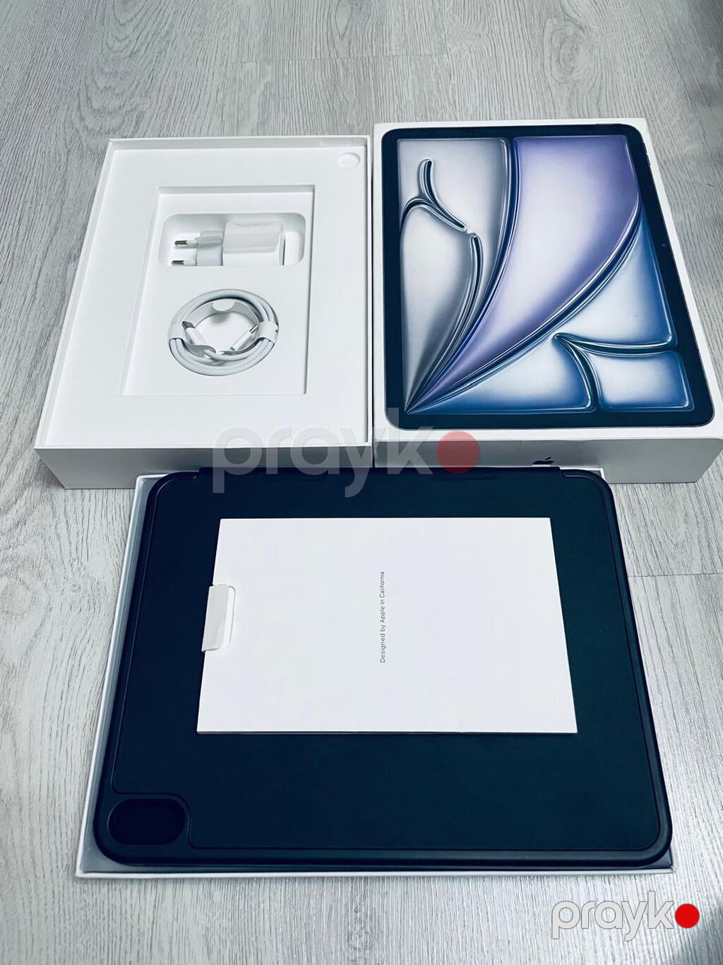 Apple iPad Air 11-inch m3 128gb yaddaş əla vəziyyətdə üzərində smart — Apple, Bakı (3)