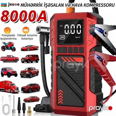 Ünvan Qara qarayev Hava kompressorlu avtomobil mühərrik işəsalan — Digah