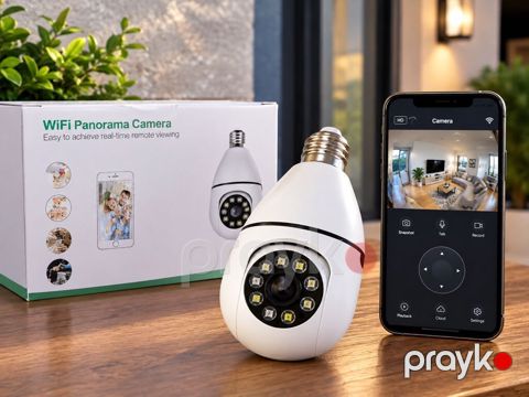 360° WiFi Panorama Kamera Birbaşa işıq patronuna qoşulur WiFi — Masazır