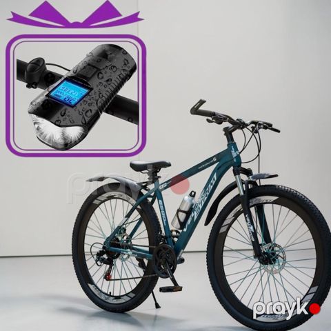 Dağ velosipedi VeloStrim, Hədiyyə 3-ü 1-də, fənər/sürət ölçən/siqnal, TECH_10726 — Bakı