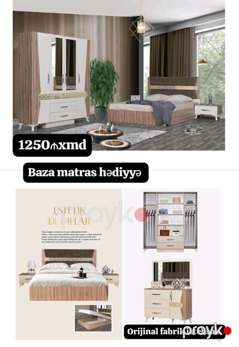 Yataq otağı dəsti – orijinal fabrik istehsalı Tərkib: - 4 qapılı — Digah