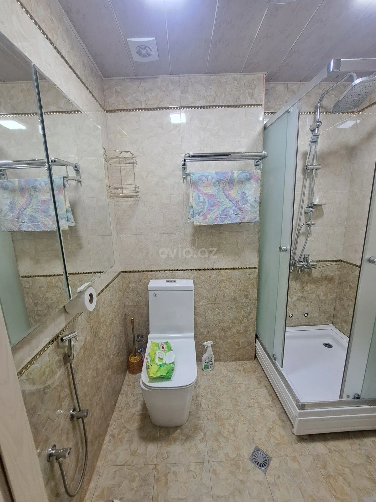 Kirayə 1 otaqlı mənzil İnşaatçılar metrosu yaxınlığında — Mənzil, Bakı (8)