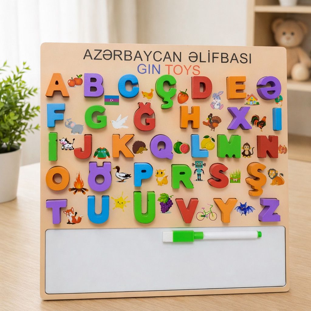 İnkişaf etdirən oyun AZ-ELIFBA-GIN01 — Mallar, Bakı